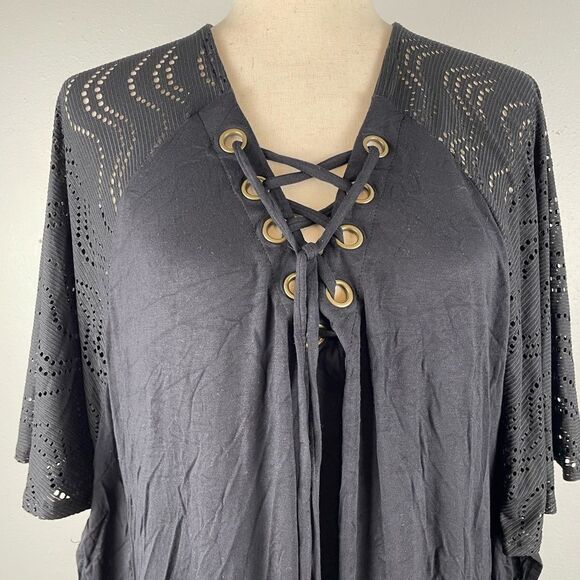 NWT Dotti Black Swim Cover Up Size M - Picture 2 of 7